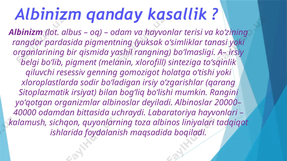albinizm kasalligi va uning oqibatlari - Page 4