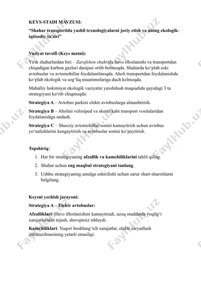 elektr avtobuslar — DOCX