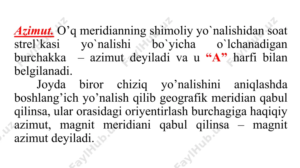 geodeziya bo'yicha taqdimot - Page 5