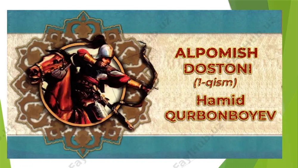 alpomish dostoni va go’ro’g’li dostoni turkum dostonlari - Page 5