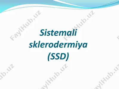 sistemali sklerodermiya (ssd) — PDF