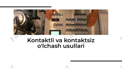 o'lchash usullari — PDF