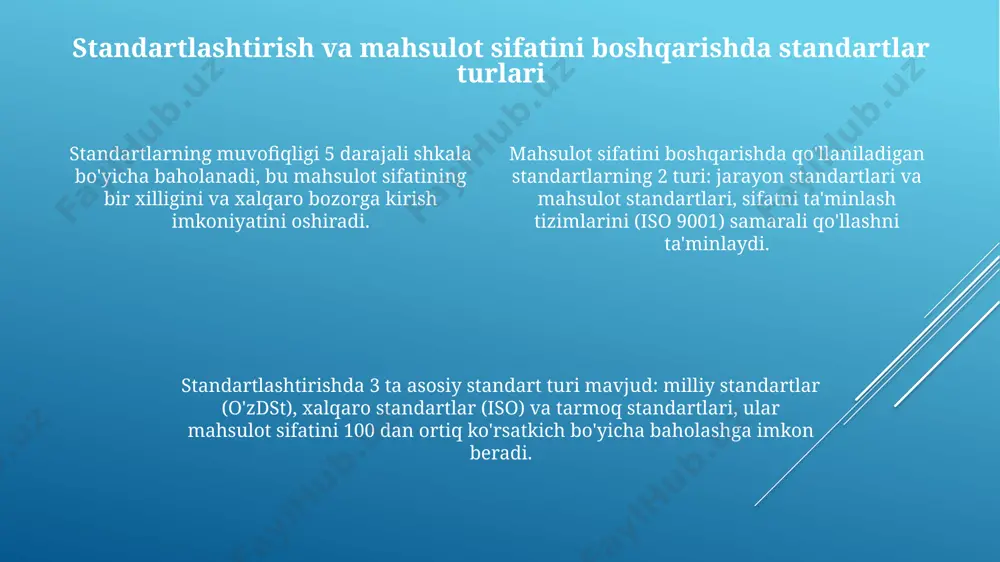 standartlashtirish va mahsulot sifati menejmenti - Page 4