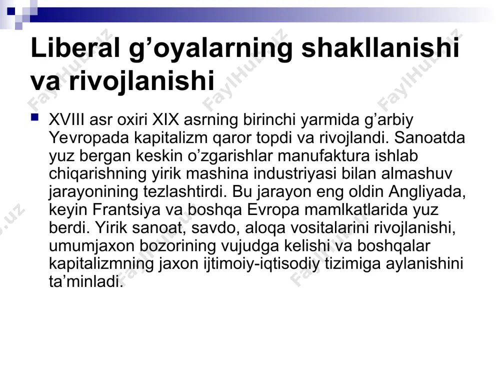 liberalizm mohiyati va taraqqiyot bosqichlari - Page 5