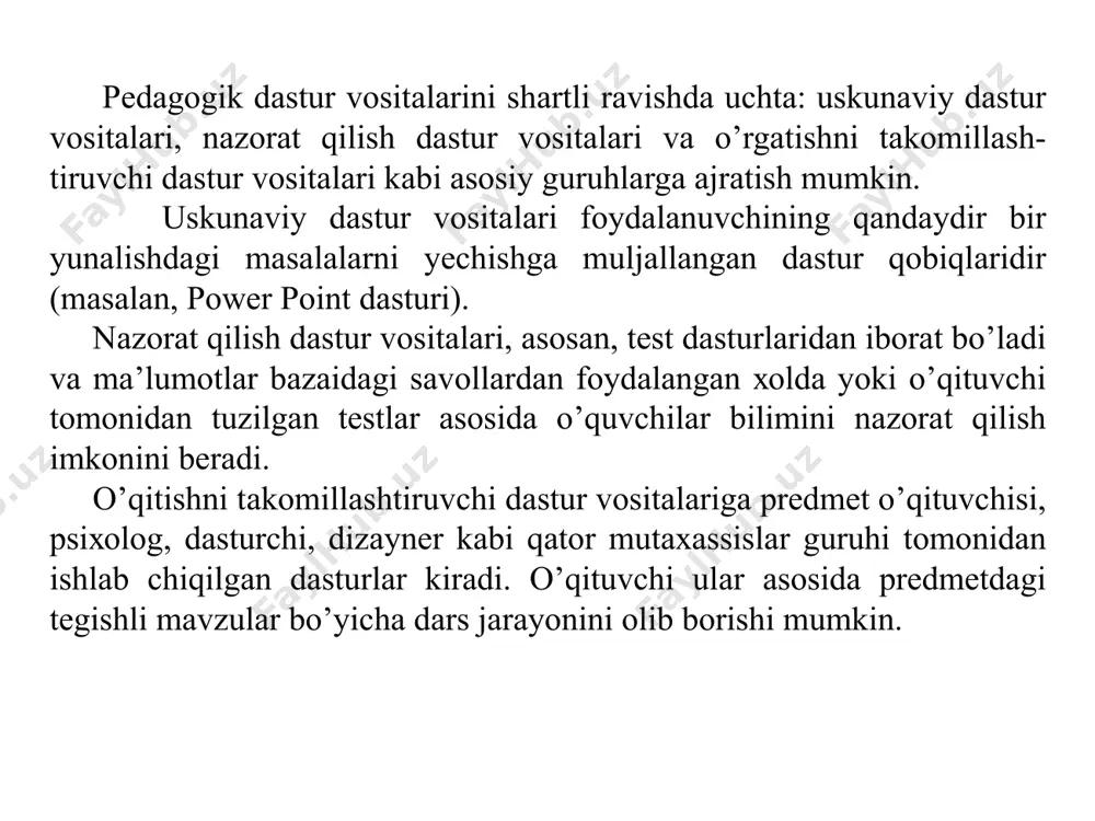 pedagogik dasturiy vositalarni loyihalashtirish - Page 4