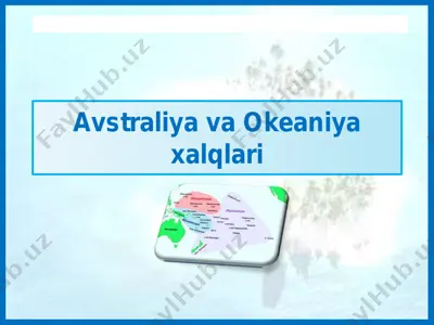 avstraliya va okeaniya xalqlari — PDF