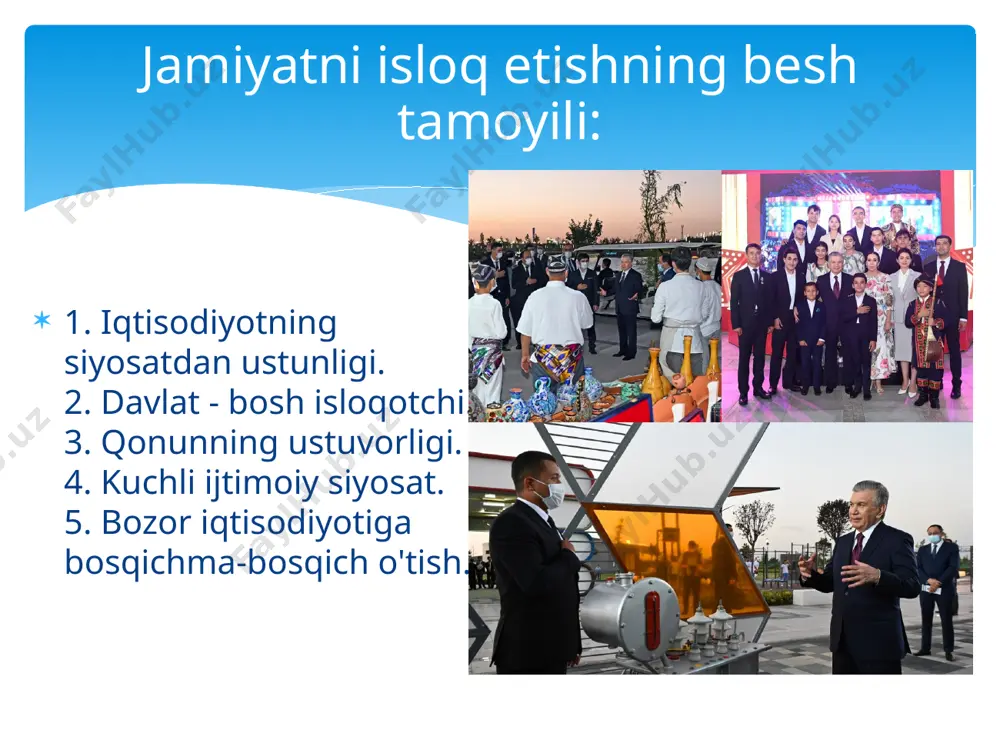 taraqqiyotning o'zbek modeli - Page 5