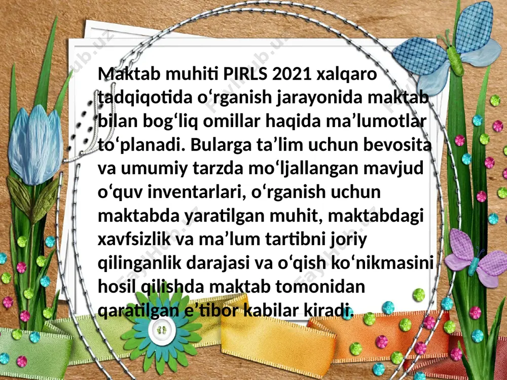 maktab muhiti pirls tadqiqotida - Page 4