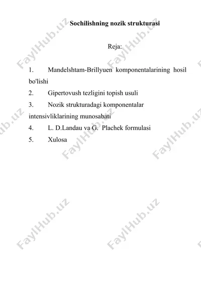 sochilishning nozik strukturasi — DOC
