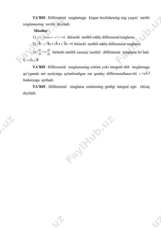diffеrеnsiаl tеnglаmа hаqidа tushunchа - Page 4