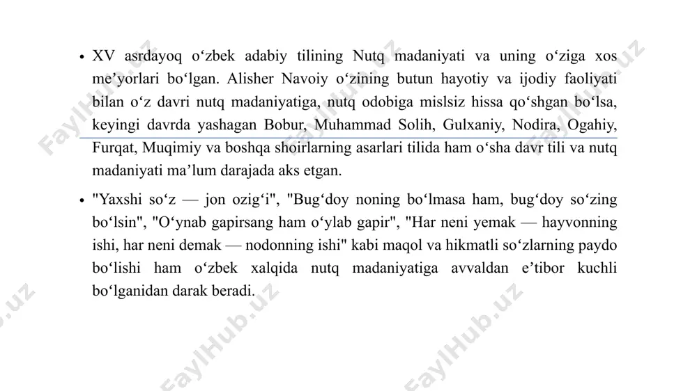 hayotining soʻnggida, dushmanlari taʼqibiga uchrab, afinadan qochgan va zahar ichib oʻlgan. sitseron mark tulliy — rim siyosiy arbobi, notiq, yozuvchi. rimda tahsil olib, notiqlik sanʼatini egallaydi, soʻng afina, kichik osiyo va rodosda oʻz bilimini mukammallashtiradi. elchilik davrida katalina fitnasini fosh etgani uchun «fuqarolik chambari» bilan tadkirlanadi va rim fukarolari orasida birinchi boʻlib «yurt otasi» unvoniga sazovor boʻladi. bizning ota-bobolarimiz yashagan hududlarda avvalo xalq og`zaki ijodi, “avesto”, “o`rxun-enasoy” yodgorliklari, turon zaminning alp er to`nga (eramizdan oldingi vii asr) haqidagi dostoni va boshqa yozma yodgorliklari xalqimiz tarixi, ijtimoiy-iqtisodiy hayoti, madaniyati, tilini o`rganishda muhim manba bo`lish bilan birga, notiqlikka undovchi materiallarga boyligi bilan qimmatga egadir. turkshunoslik ilmining asoschisi bo‘lgan mashhur olim mahmud koshg‘ariy o‘zining “devonu lug‘otit turk” (1071-1072) kitobida alp so‘zini quyidagicha izohlaydi: “alp – botir, qahramon”. so‘ngra kitobda alp er to‘nga haqidagi mashhur marsiya keladi. to‘nga (tonga) so‘zi esa devonda quyidagicha izohlanadi: “tona – yo‘lbars jinsidan bo‘lgan bir xil hayvon. u filning …