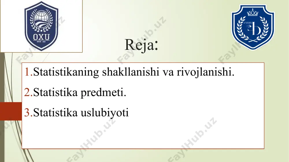 arni ishlab chiqarish va taqsimoti statistikasi va boshqa iqtisodiy statistika tarmoqlari vujudga kelgan va rivoj topgan. jamiyat hayoti, turmushi haqidagi ma’lumotlarga bo‘lgan amaliy ehtiyoj statistikani yaratdi. statistika fan sifatida xviii asrda angliyada paydo bo‘lgan. siyosiy arifmetika maktabining namoyandalari jon graunt (1620-1674) va uilyam petti (1623-1687) statistika asoschilari hisoblanadilar. chunki birinchi bo‘lib ijtimoiy-iqtisodiy tekshirishlarda statistikani qo‘llash fikri u.pettida tug‘ilgan edi. k.marks u.pettini ulug‘ iqtisodchi-tekshiruvchilardan biri, siyosiy iqtisodning otasi va ma’lum bir darajada statistikaning ixtirochisi deb hisoblagan. u.petti o‘z asarlarida (“soliqlar va yig‘imlar”, 1662y.; “donolarga so‘z”, 1664 yil; “siyosiy arifmetika”, 1676 yil) o‘z tengdoshlarini qiziqtirgan sotsial va iqtisodiy savollarga miqdoriy hisob-kitoblarga suyangan holda javob berishga harakat qiladi. u.pettining yaqin do‘sti, fabrikant lord, london shahrining hokimi j.graunt birinchi bo‘lib o‘lish to‘g‘risidagi ma’lumotlar jadvalini tuzdi. u tug‘ilish masalalarini o‘rgandi, birinchi bo‘lib o‘g‘il bolalar va qizlar tug‘ilishi o‘rtasidagi doimiy nisbatni ochdi (14/12), angliya aholisini sonini aniqladi (6,5 mln kishi), london aholisining soni 460 ming kishi, …