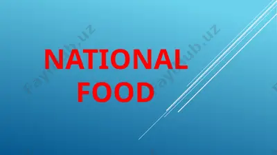 national food — PPTX