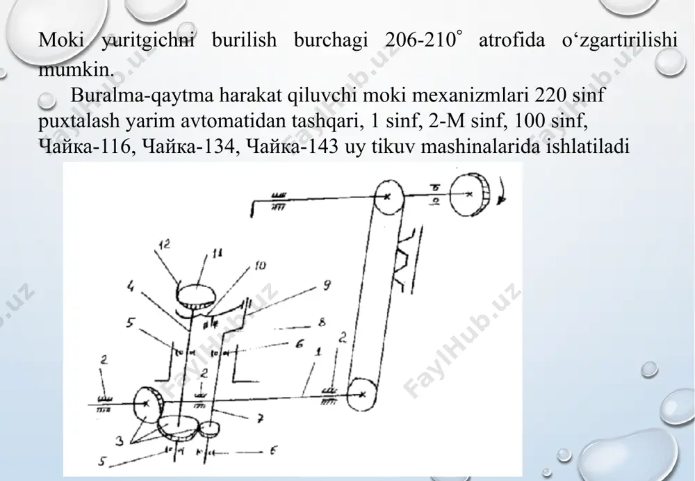 tikuvmashinalarining buyumni surish va moki mexanizmlari - Page 5