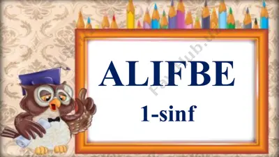 1-sinf alifbe t harfi — PPTX