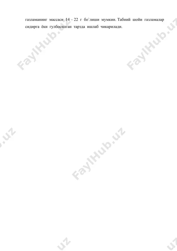 тукимачилик материаллари ассортименти ва уларнинг хосса, хусусиятлари - Page 5
