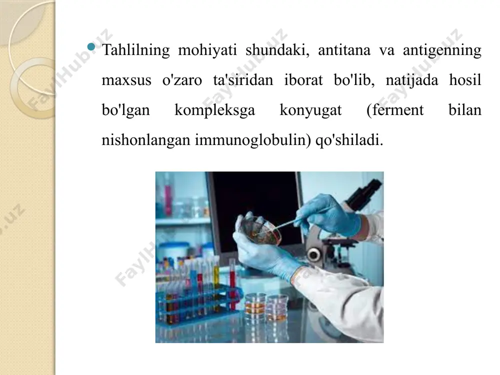 serologik tekshirishning immunoferment usuli (elisa) - Page 5