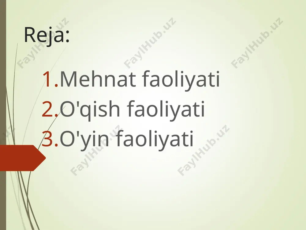 mehmat faoliyati, o'qish faoliyati, o'yin faoliyati - Page 2