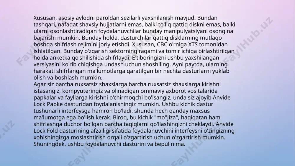 fayllarni shifrlash dasturlari - Page 5