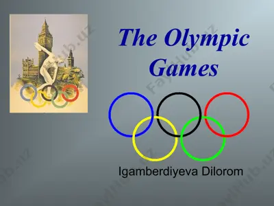 the olympic games — PPT