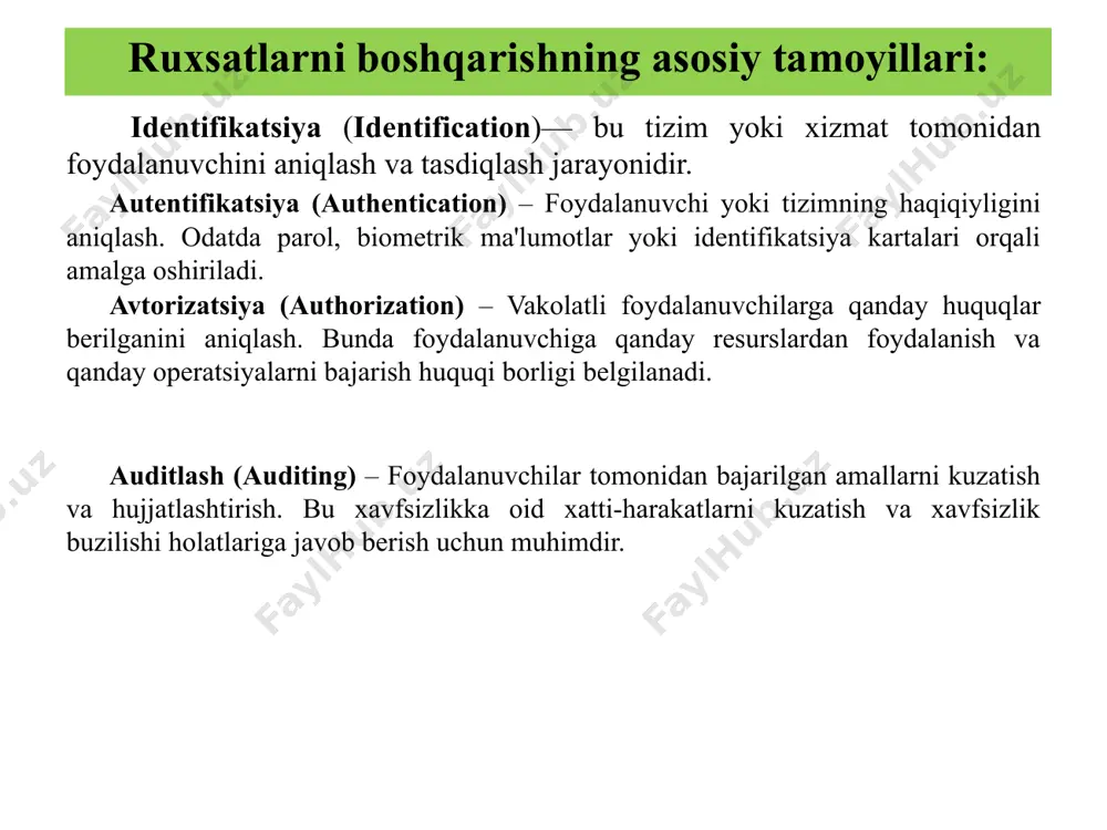 shirish 1. bir nechta muhim hisoblar uchun bir xil parol va xavfsizlik bo'yicha savol va javoblardan foydalanmang; 2. kamida 16 ta belgidan iborat paroldan foydalaning; kamida bitta raqamni, katta harfni, kichik harfni va maxsus belgini o'z ichiga oladi; 3. parolingizda oilangiz, do'stlaringiz yoki uy hayvonlari nomlarini ishlatmang; 4. parollaringizda pochta indekslari, uy raqamlari, telefon raqamlari, tug'ilgan kunlar, shaxsiy karta raqamlari, ijtimoiy xavfsizlik raqamlari va boshqalarni ishlatmang; 5. parolingiz sifatida biron bir lug'atdagi so'zni ishlatmang; 6. ikkita yoki undan ortiq o'xshash parollardan foydalanmang; 7. parol sifatida nusxa ko'chirilishi mumkin bo'lgan, ammo o'zgartirilishi mumkin bo'lmagan narsalarni, masalan, barmoq izlarini ishlatmang; 8. veb-brauzerlarda (masalan, firefox, chrome) parollaringizni saqlashiga yo'l qo'ymang, chunki brauzerda saqlangan parollarni osongina o'g'irlash mumkin; 9. shifrlanmagan ulanishlar (masalan, http yoki ftp) orqali maxfiy ma'lumotlarni uzatmang, chunki bu ulanishlar paketlarini osongina olish mumkin. agar iloji bo'lsa, siz https, sftp kabi shifrlangan ulanishlardan foydalanishingiz kerak. smartkarta yoki token smartkarta – kredit karta …