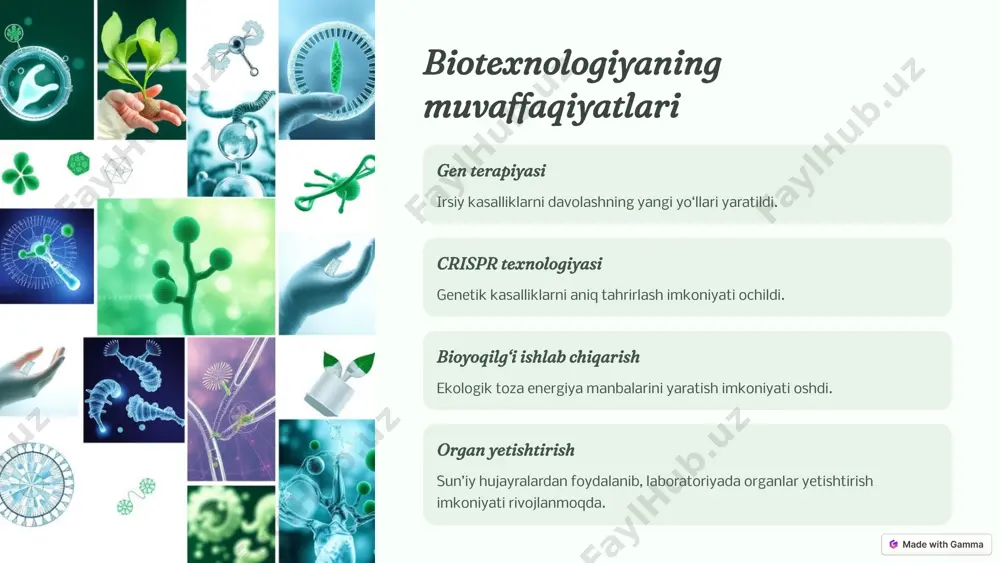 biotexnologiya: kelajak uchun imkoniyatlar - Page 5