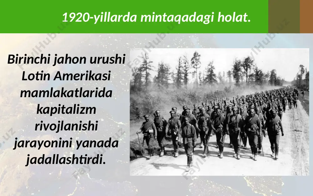 1918 – 1939-yillarda lotin amerikasi mamlakatlari 10- sinf - Page 4