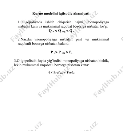 oligopoliya va monopolistik bozor — PPTX