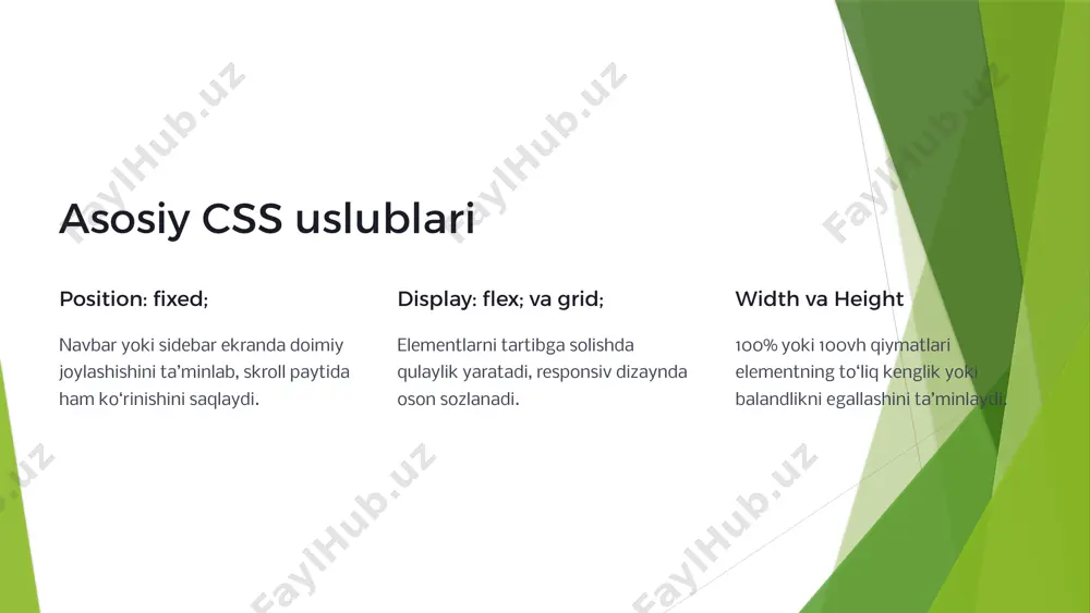 css da moslashuvchan navbar va sidebar yaratish - Page 4