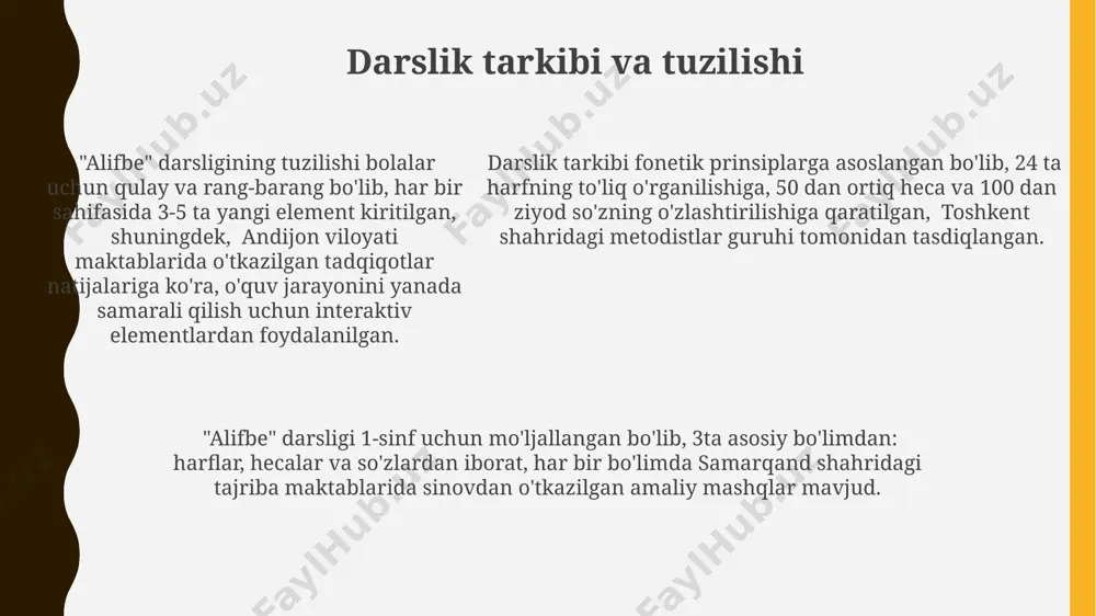alifbe darsligi uchun metodik qo'llanma - Page 5