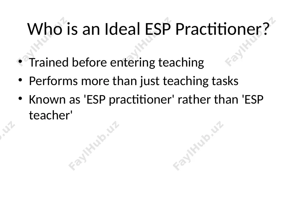 esp practitioner roles presentation - Page 2