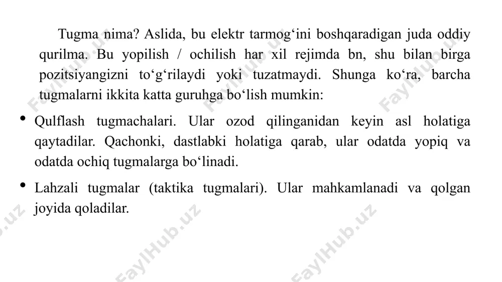 tugma(button) va yorug‘lik diodi - Page 5