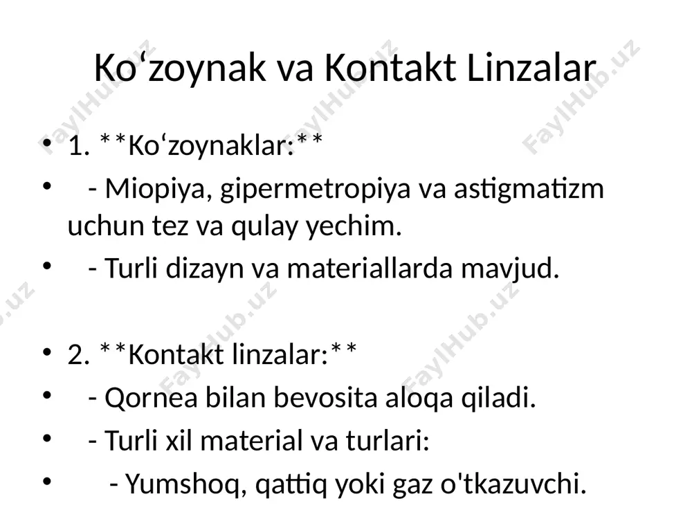 refraksiyani zamonaviy korreksiyalash va davolash usullari - Page 5