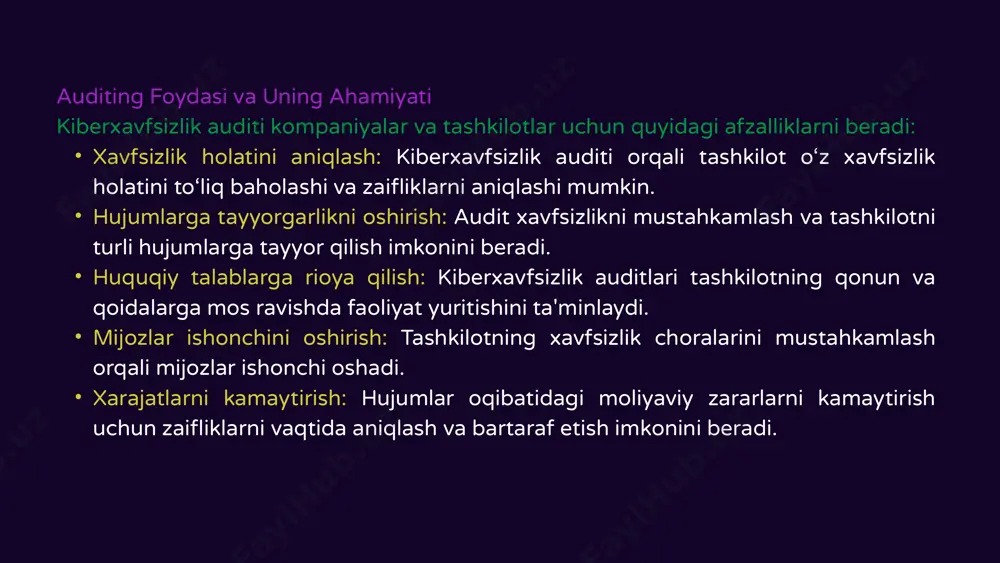 kiberxavfsizlikdan taqdimot - Page 5