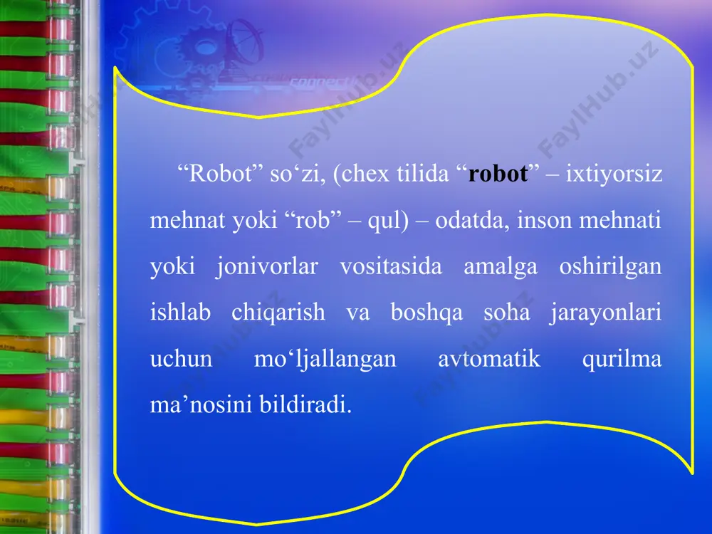 52-53-mavzu robotlarning atrof-muhit bilan o‘zaro aloqasi 5-sinf - Page 4