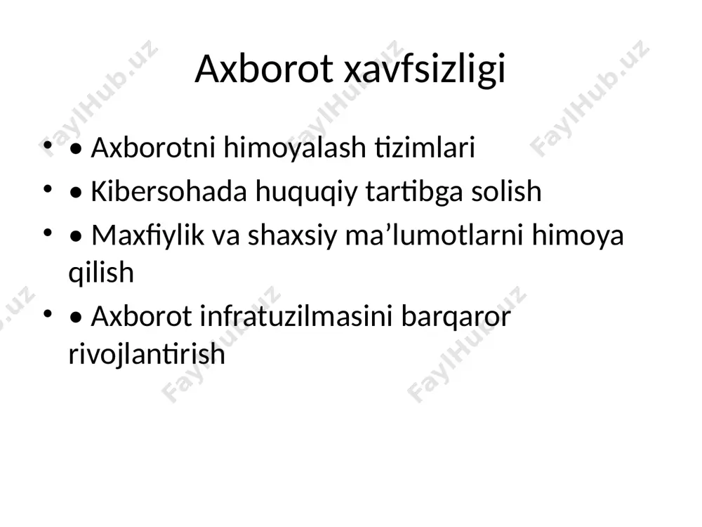 axborotlashtirish sohasini davlat tomonidan tartib solish - Page 5