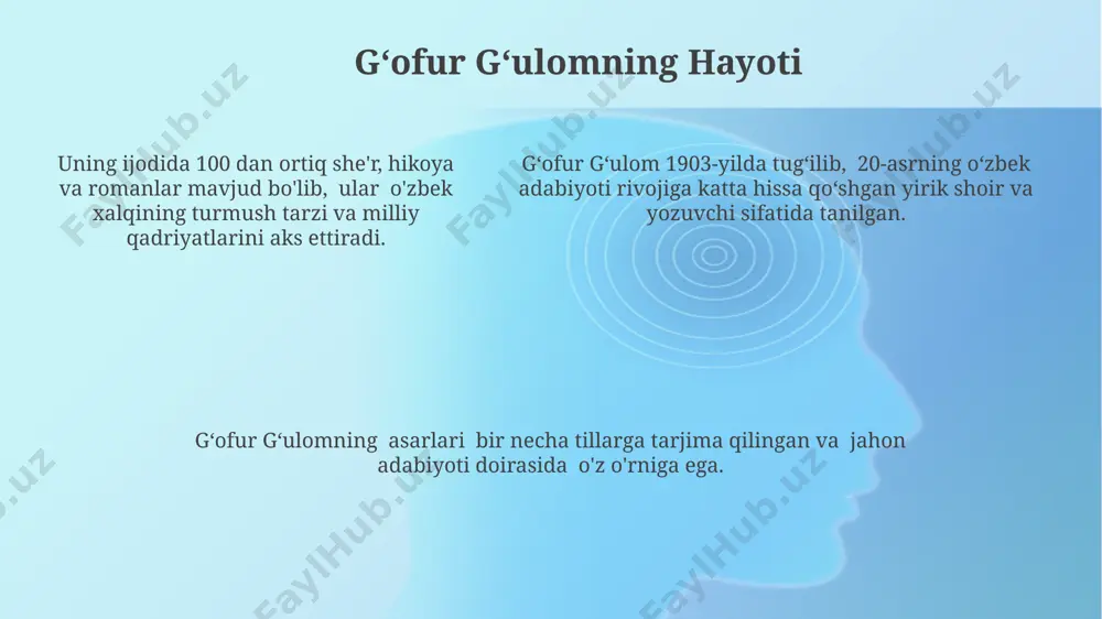 g'ofur g'ulom hayoti va ijodi - Page 5