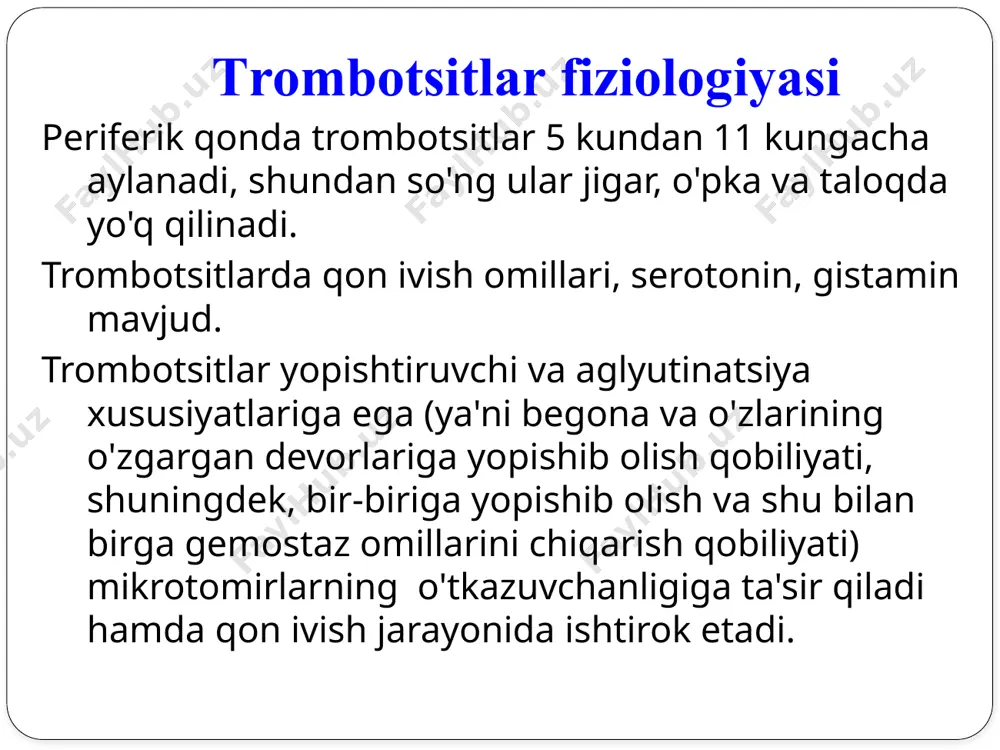 trombotsitlar fiziologiyasi - Page 5