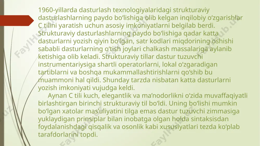 ilgan va umumiy maqsadli dasturiy ta'minot uchun mo'ljallangan, qolaversa, ushbu til turli hil boshqa tillardan, ayniqsa javadan, asosiy me'zonni o'zida mujassamlashtirgan. c# nazariy jihattan mashina tiliga kompilatsiya qilinishi mumkun, ammo, haqiqiy hayotda, u doim .net framework bilan birgalikda foydalaniladi. shuning uchun, c# yozilgan dasturlardan foydalanish uchun qurilmaga, ya'ni, kompyuterga .net frameworkni o'rnatilishini talab etadi. .net frameworki turli hil tillardan foydalanish imkoniyatini yaratsada, c# bazi holatlarda .net dasturlash tili sifatida ham aytiladi, balki bu til ushbu framework bilan birgalikda foydalanish uchun yaratilganligi uchun bo'sla kerak. .net framework deb platforma mustaqil izohlarni rivojlantirish va bajarishni qo‘llab-quvvatlovchi muhitni talqin qilsa bo‘ladi. u dasturlashning turli tillari izohlarida birgalikda ishlash imkonini beradi, shuningdek windows uchun umumiy dasturlash modellari va dasturlar o‘tkazuvchanligini ta’minlaydi. ta’kidlash kerakki, .net framework windows platformasi tomonidan chegaralanmagan va ushbu platforma uchun yozilgan dasturlar kelajakda boshqa platformaga o‘tkazilishi mumkin. c# tili .net framework ning ikki muhim tashkil etuvchilaridan foydalanadi. birinchi – bu tilning …