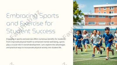 embracing sports and exercise for student success — PPTX