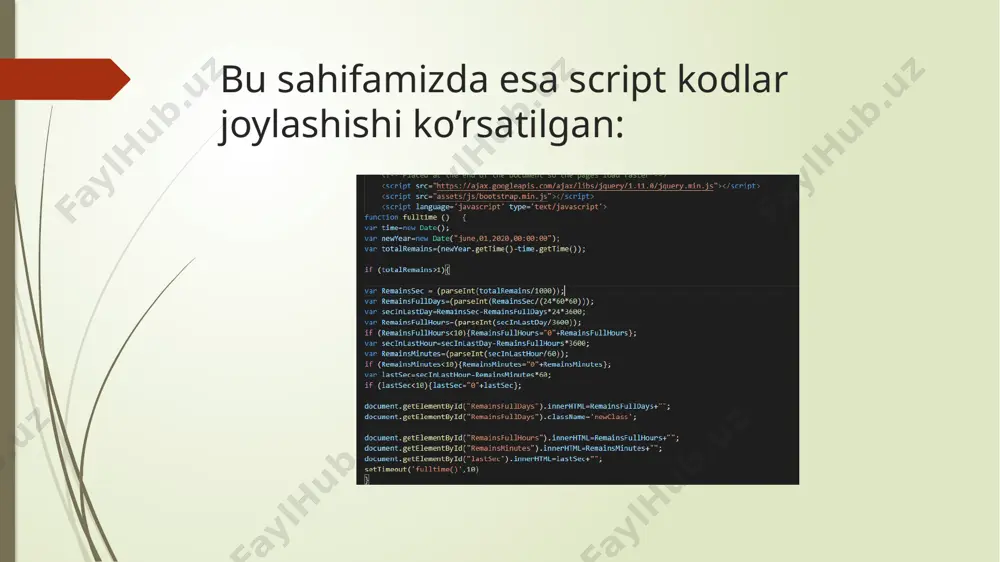 web sayt yaratish va uni hosting jarayoni - Page 5