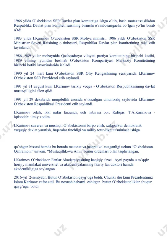 mustaqillik me'mori (xotira darsi) 30-yanvar - Page 5