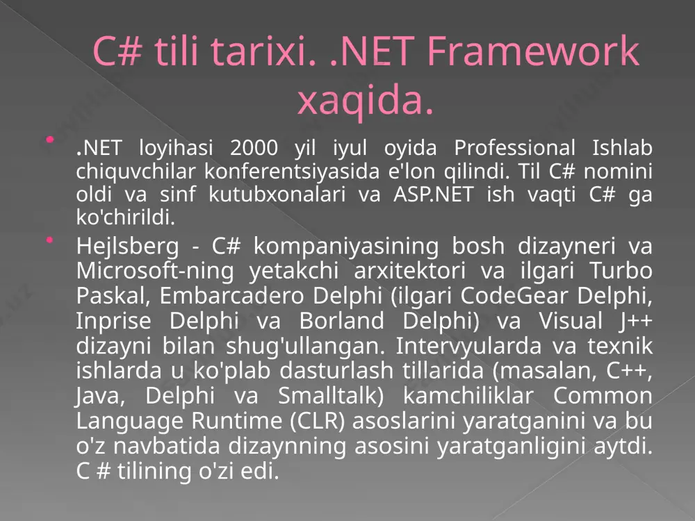 ydi. ma'lumotlar ba'zi fayllardan olinishi mumkin, sizning ilovangizdagi ma'lumotlar bazasi dasturiy ta'minotidan va hokazolardan bo'lishi mumkin . oledb, sql, linq - bunday turdagi ishlarning asosiy namunalari, sql-da ma'lumotlar bazalariga ulanasiz va ushbu nom maydoni biz ma'lumotlar bazalari va c # kodlari haqida gaplashish uchun keyingi bosqichga o'tamiz. system.data.sqlclient .net framework-ning ushbu assambleyasi (nom maydoni) ma'lumotlar bazalariga ulanish, ma'lumotlar bazalariga ma'lumotlarni o'qish , yozish uchun zarur bo'lgan barcha sinflarni o'z ichiga oladi. xatolar, muvaffaqiyat hisobotlari u orqali tuziladi. sqlerrorxatolar uchun hosil bo'ladi va muvaffaqiyat kodlari bajariladi va ekranda ko'rsatiladi. ma'lumotlar bazasiga ulanish uchun biz ushbu nom maydonidan va uning tarkibidagi sinflardan to'g'ridan-to'g'ri foydalanamiz. undan ma'lumotlarni o'qish yoki yozuvlarni yangilash yoki umuman yangilarini qo'shish buyruqlarini bajarish. ma'lumotlar bazasiga ulanish uchun biz ushbu nom maydonidan va uning tarkibidagi sinflardan to'g'ridan-to'g'ri foydalanamiz. undan ma'lumotlarni o'qish yoki yozuvlarni yangilash yoki umuman yangilarini qo'shish buyruqlarini bajarish. ulanish - ma'lumotlar bazasidagi ma'lumotlar bilan ishlash uchun birinchi aniq …