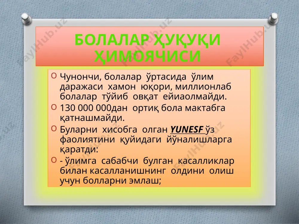 "yunesf faoliyati bo'yicha ma'lumotlar" - Page 4