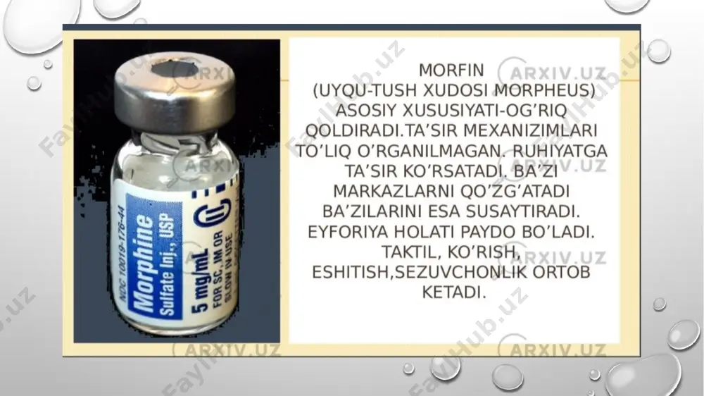 narkotik va nonarkotik analgetiklar - Page 5