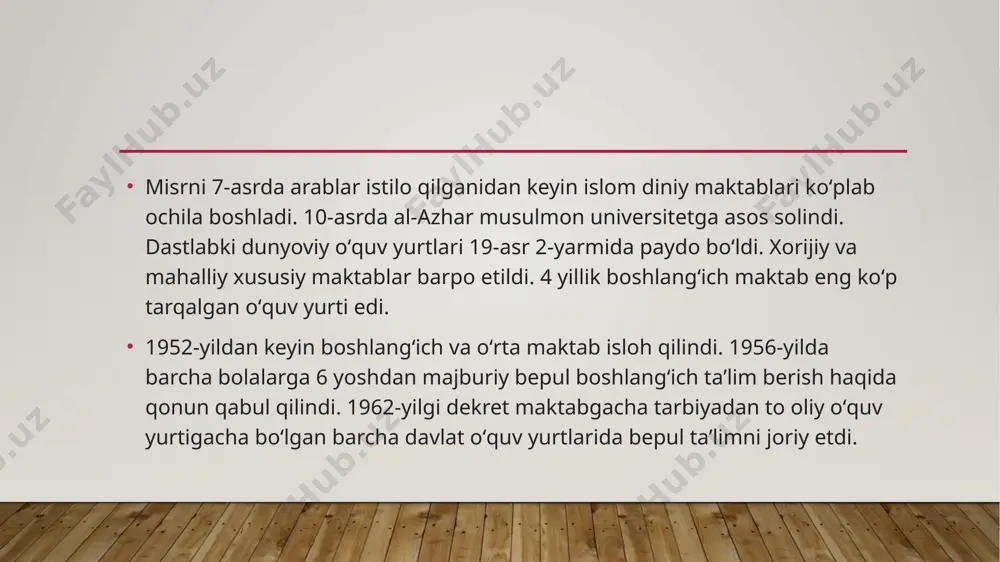 ar yordamchilari instituti, shariat va huquq fakulteti, tanta (o'g'il bolalar) sudyalar yordamchilari instituti, shariat va huquq fakulteti, tafhouna al-ashraf (o'g'il bolalar) damanhur shahridagi shariat va huquq fakulteti qoshidagi sudya yordamchilari instituti (o‘g‘il bolalar) assiut shahridagi shariat va huquq fakulteti qoshidagi sudya yordamchilari instituti (o'g'il bolalar) shayx ahmad muhammad at-tayyib 2010-yil mart oyida oʻzidan oldingi, doktor muhammad sayyid tantaviy vafotidan soʻng al-azharning buyuk shayxi etib tayinlangan edi. tug'ilgan sanasi: 6 yanvar 1946 yil (yoshi: 76) ta'sir manbai: din ishlari boshqarmasi ta'siri: sunniy musulmonlarning ko'pchiligi uchun eng yuqori ilmiy hokimiyat, eng yirik va eng yirik sunniy islom universitetini boshqaradi. tafakkur maktabi: sunniylik, an’anaviy sunniylik ilmiy faoliyati: uning sunniy islomning etakchi ziyoli sifatidagi ilmiy ta'siri butun dunyoni qamrab oladi. asvondagi islomshunoslik fakulteti dekani, pokistondagi xalqaro islom universiteti teologiya fakulteti dekani lavozimlarida ishlagan. shuningdek, saudiya arabistoni, qatar va birlashgan arab amirliklari universitetlarida dars bergan. misr kutubxonalari yirik kutubxonalari: qohiradagi milliy kutubxona (1870), misr institutining …
