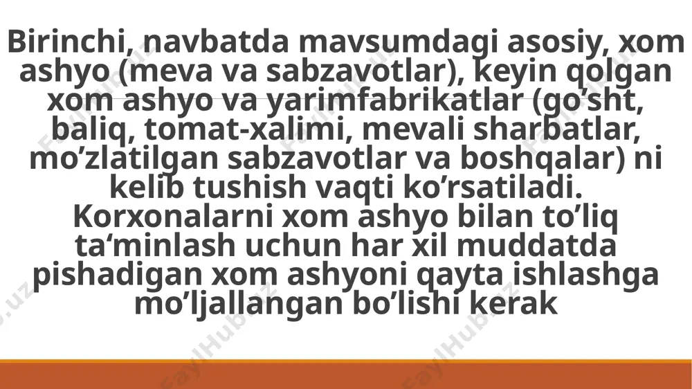 xom ashyo hisobi. xom ashyoni korxonaga olib kelish grafigi - Page 3