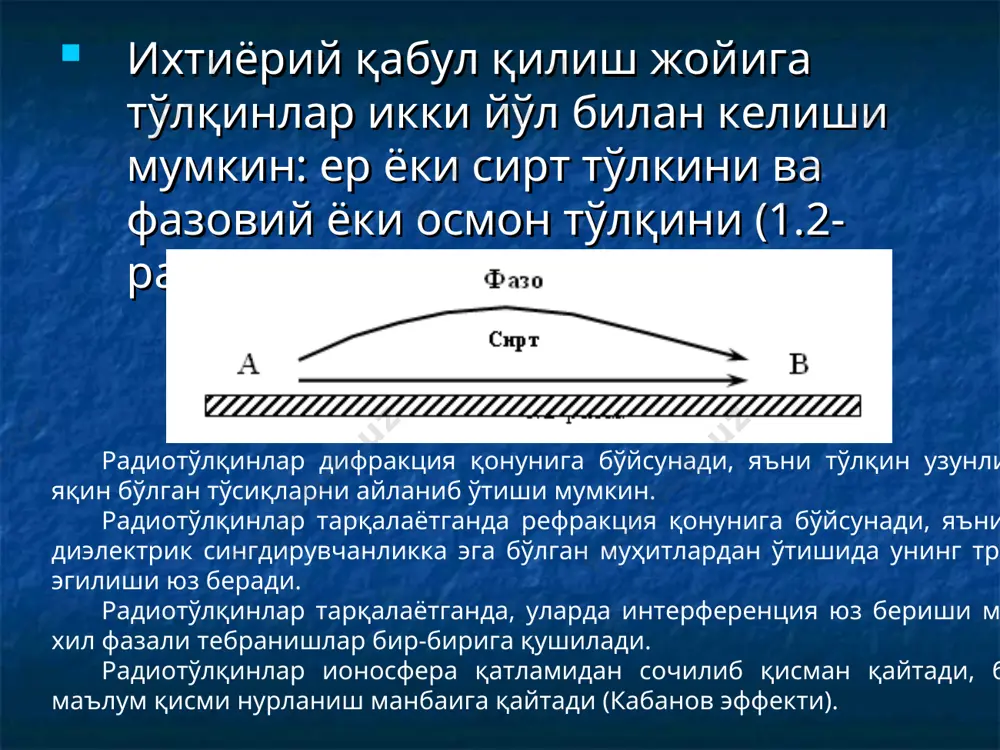 радиоалоқа регламентига ажратилган частоталар диапазонлари - Page 5