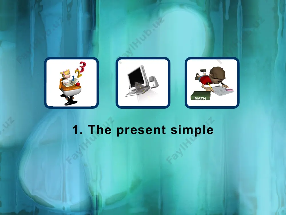 does not (doesn’t). other forms: do not (don’t). facts which are always true (water freezes at 0 degrees). opinions, likes, feelings ( i like making snowmen) actions that happen regularly (they usually take a walk at 6 pm). image2.jpeg image3.gif image4.jpeg image5.jpeg image6.jpeg image7.gif image8.wmf image9.jpeg image10.gif image11.wmf image12.png image13.png image1.jpeg /docprops/thumbnail.jpeg
