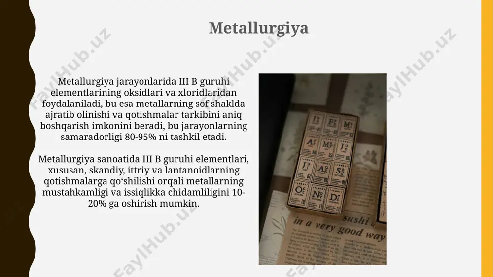 davriy sistemaning wiii b guruh elementlari - Page 4